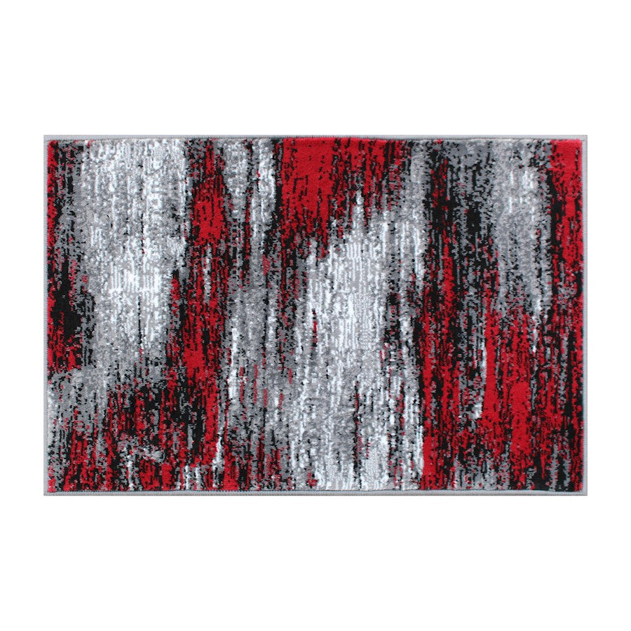 Flash Furniture Rylan 2X3 Abstract Area Rug, Red