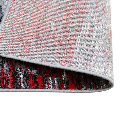 Flash Furniture Rylan 2X3 Abstract Area Rug, Red