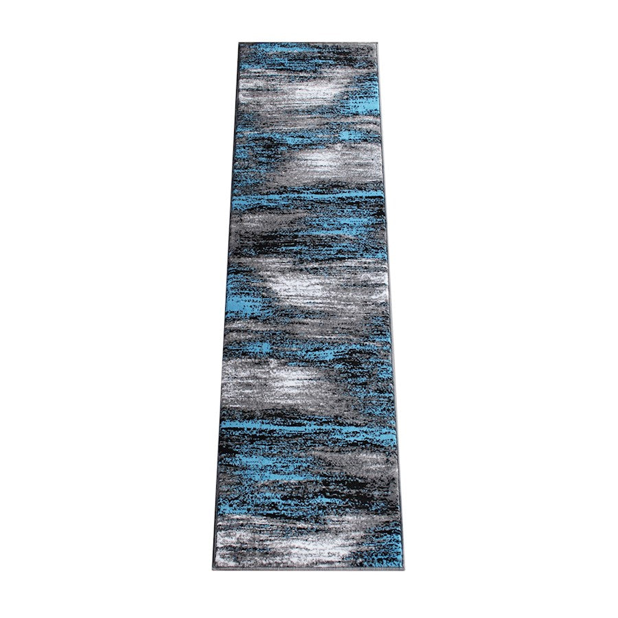 Flash Furniture Rylan 2X7 Abstract Area Rug, Blue