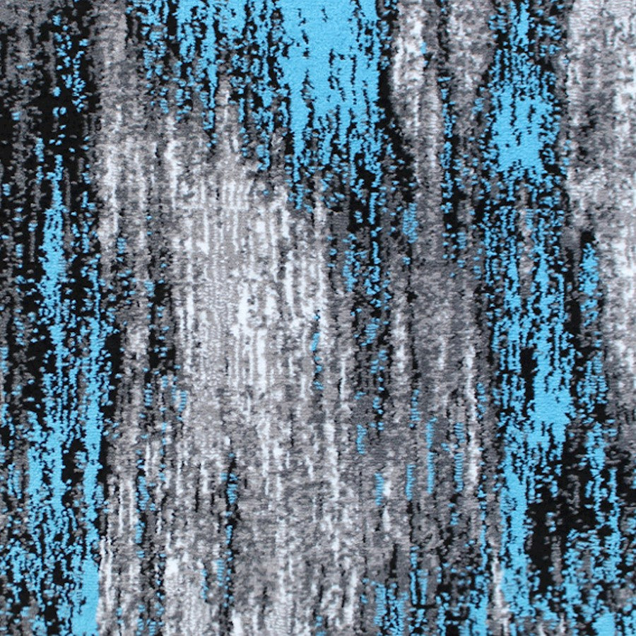 Flash Furniture Rylan 2X7 Abstract Area Rug, Blue