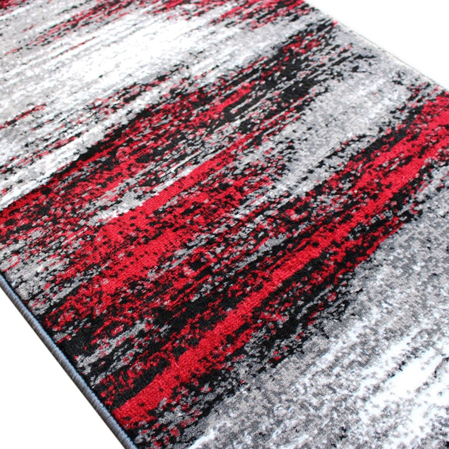 Flash Furniture Rylan 2X7 Abstract Area Rug, Red
