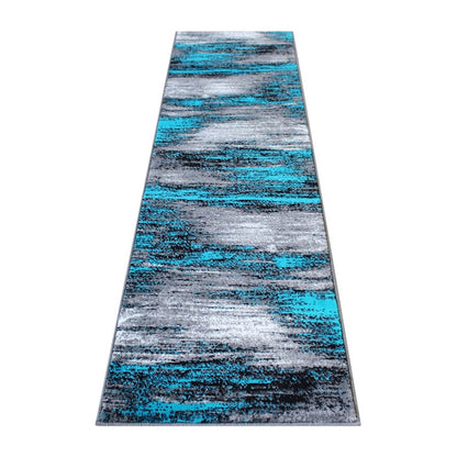 Flash Furniture Rylan 2X7 Abstract Rug, Turquoise