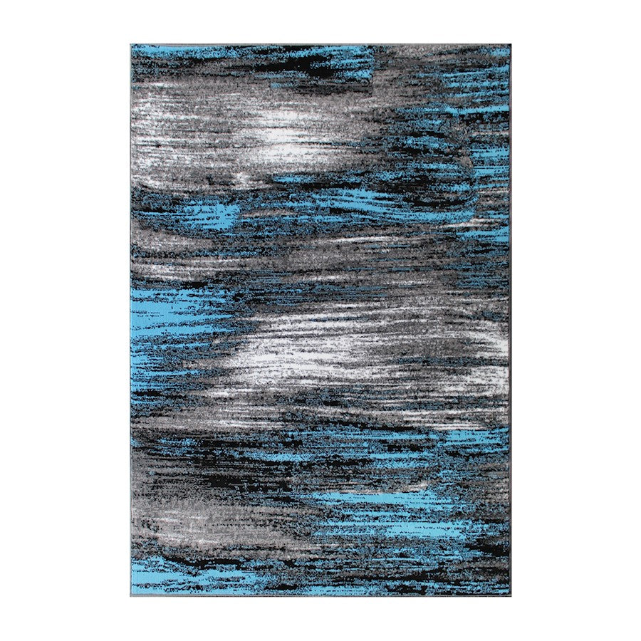 Flash Furniture Rylan 5X7 Abstract Area Rug, Blue