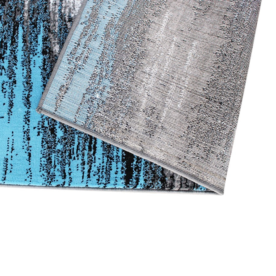 Flash Furniture Rylan 5X7 Abstract Area Rug, Blue