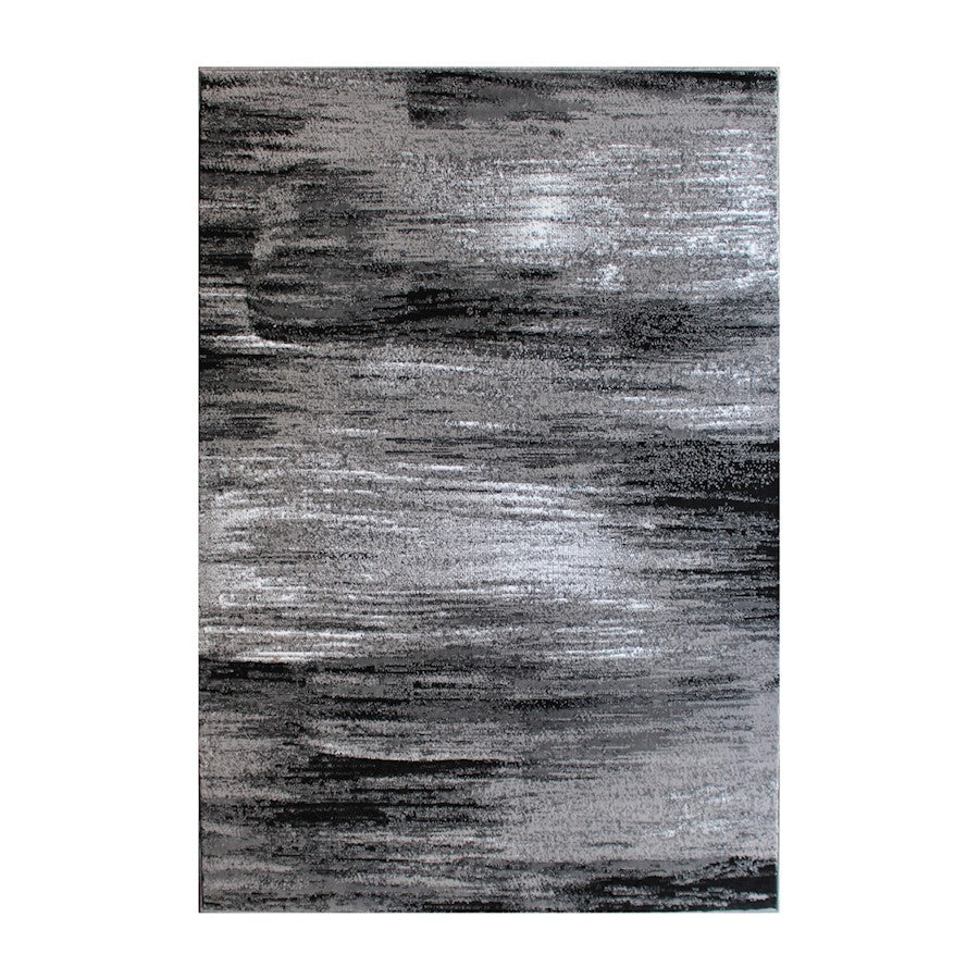Flash Furniture Rylan 5X7 Abstract Area Rug, Grey