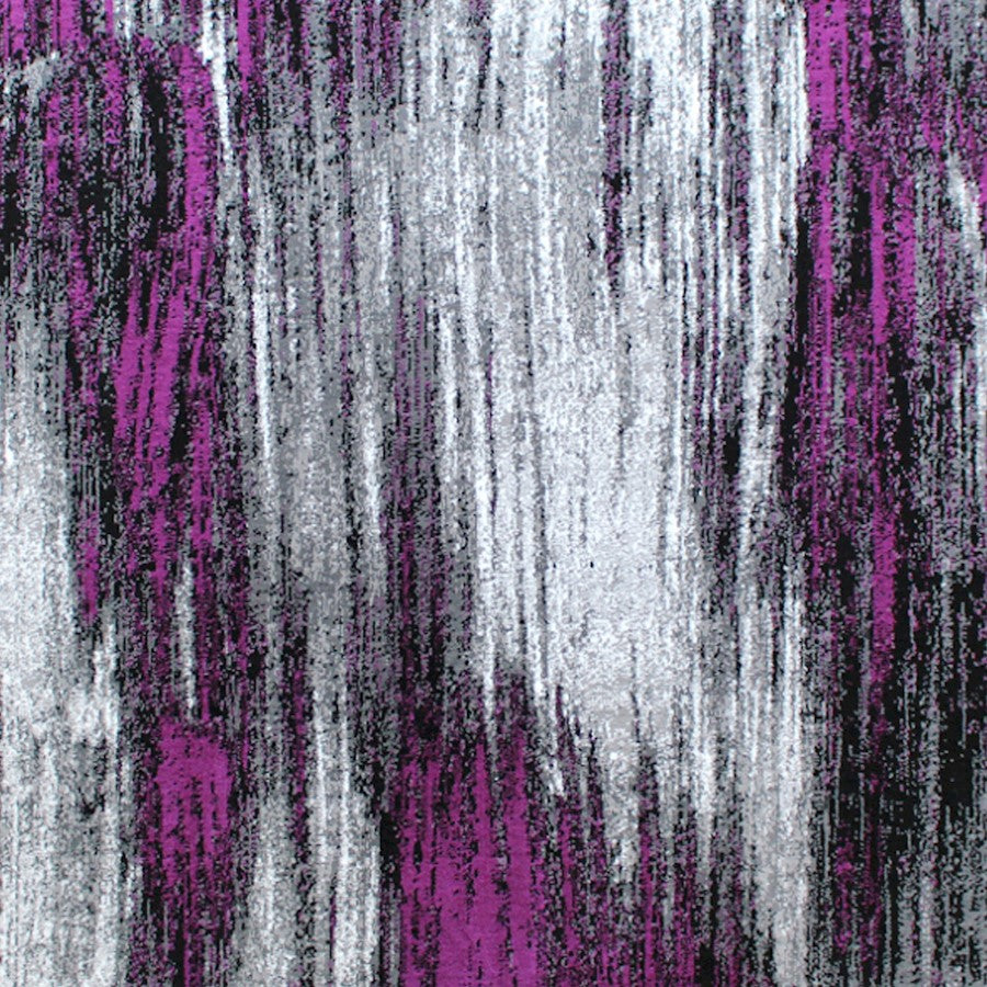 Flash Furniture Rylan 5X7 Abstract Area Rug, Purple