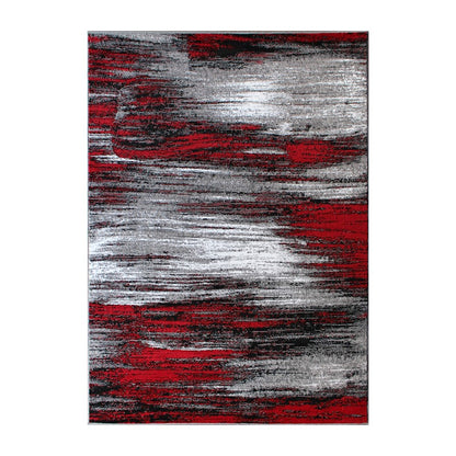 Flash Furniture Rylan 8X10 Abstract Area Rug, Red