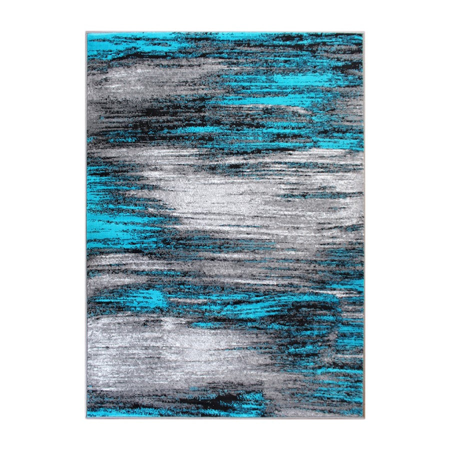 Flash Furniture Rylan 8X10 Abstract Rug, Turquoise