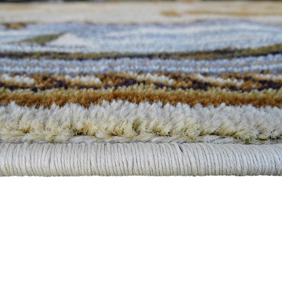 Flash Furniture Sovalye 5X7 Nautical Area Rug, Beige