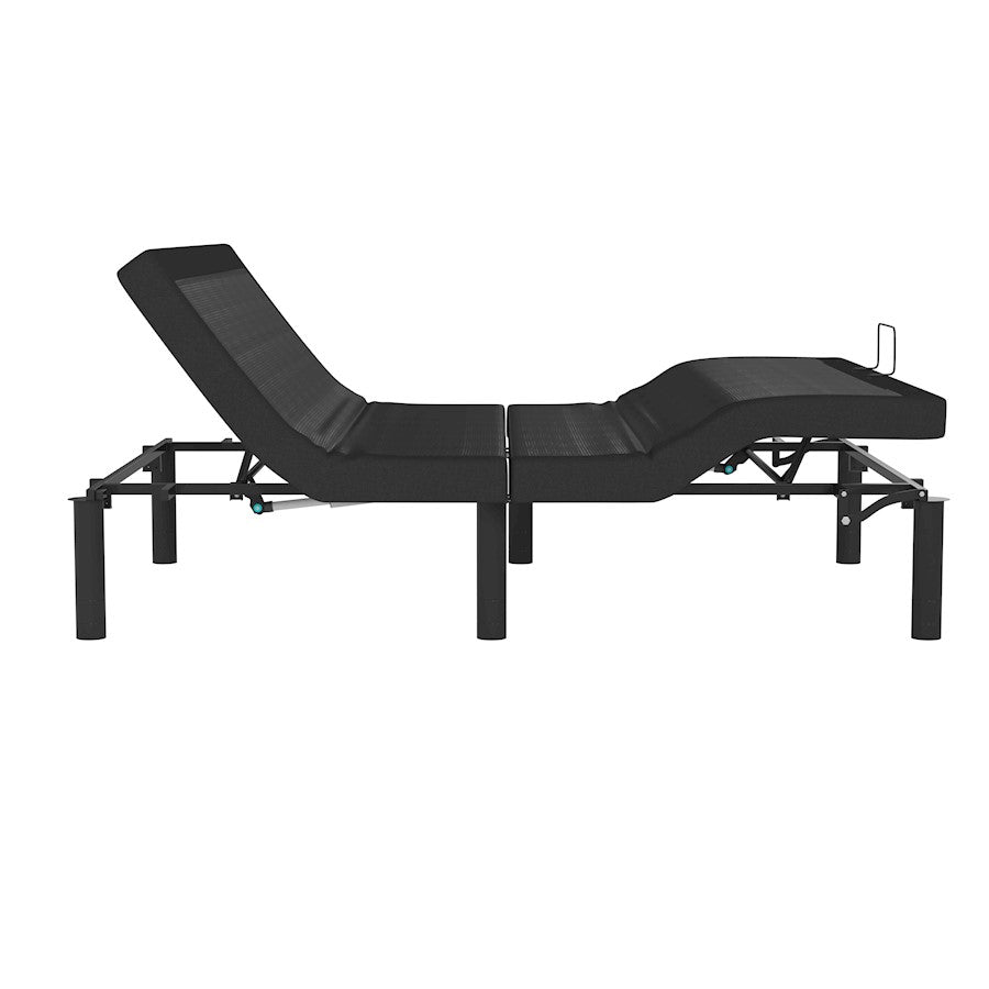 Flash Furniture Selene Queen Adjustable Bed Base, Black