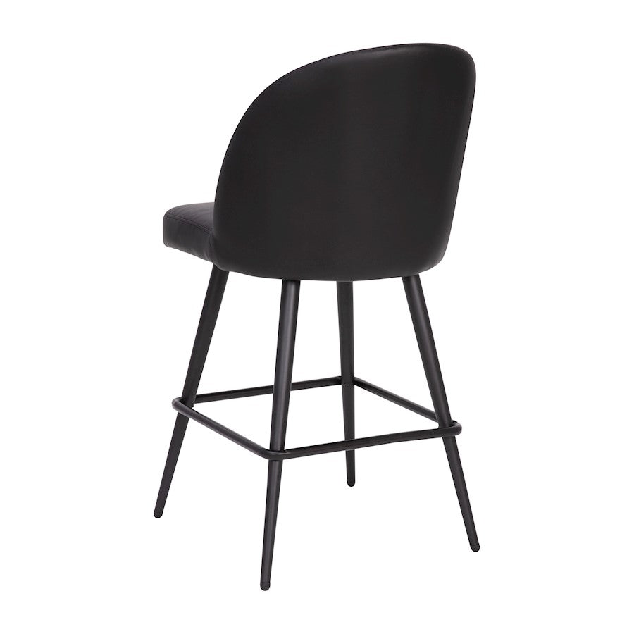 Flash Furniture Lyla 26" Barstool, Pack Of 2, Black