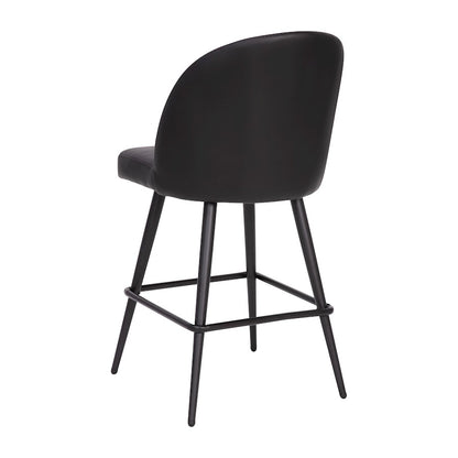 Flash Furniture Lyla 26" Barstool, Pack Of 2, Black