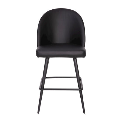 Flash Furniture Lyla 26" Barstool, Pack Of 2, Black
