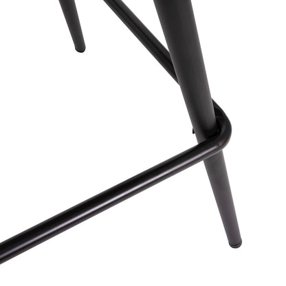 Flash Furniture Lyla 26" Barstool, Pack Of 2, Black