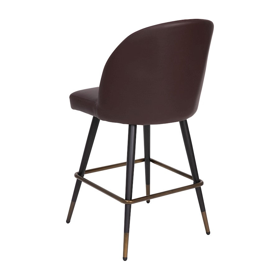 Flash Furniture Lyla 26" Barstool, Pack Of 2, Brown