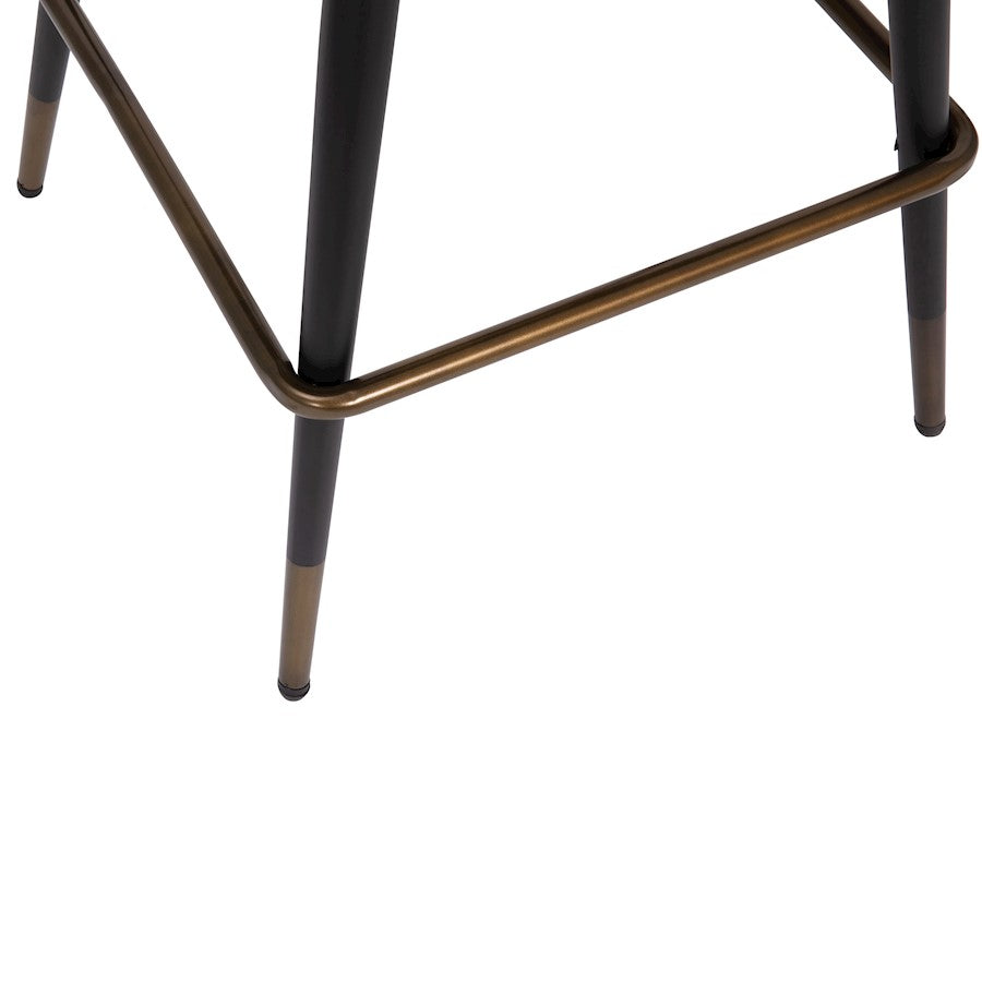 Flash Furniture Lyla 26" Barstool, Pack Of 2, Brown