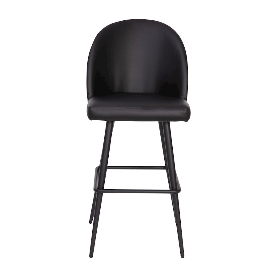 Flash Furniture Lyla 30" Barstool, Pack Of 2,, Black