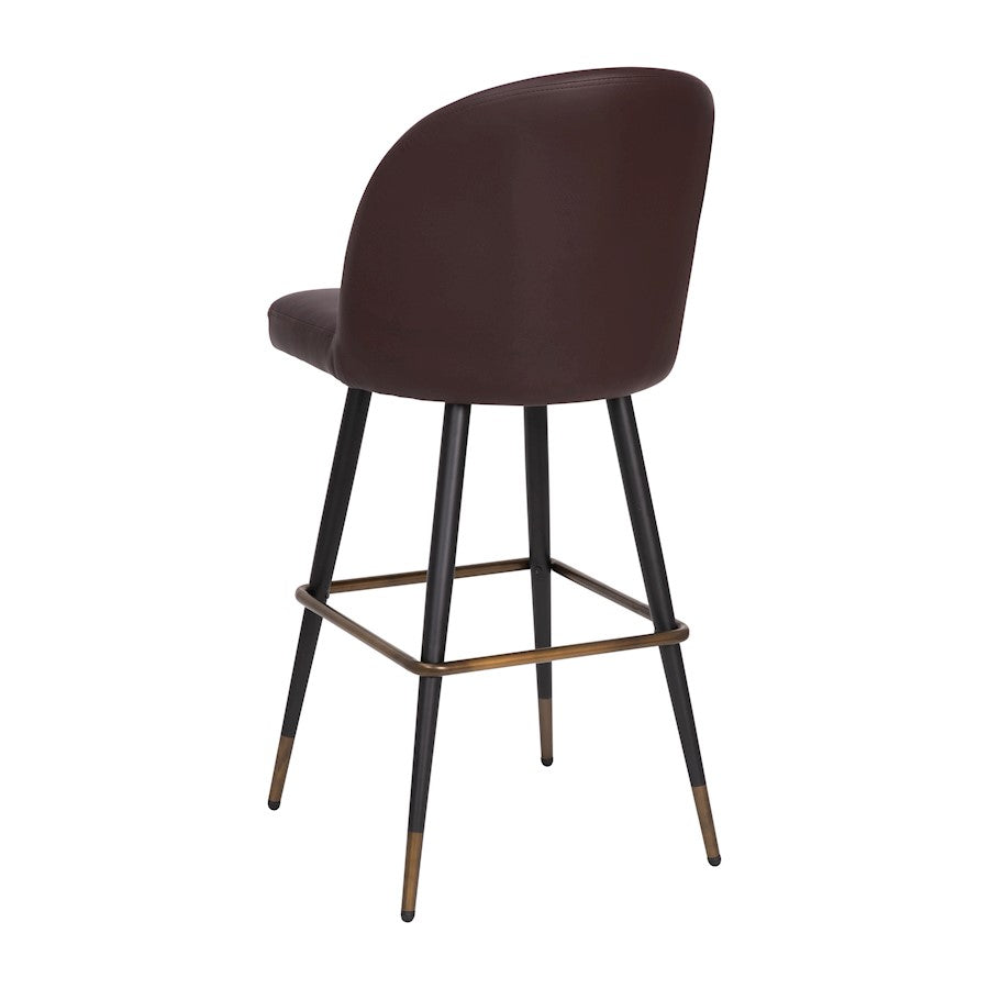 Flash Furniture Lyla 30" Barstool, Pack Of 2, Brown