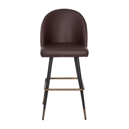 Flash Furniture Lyla 30" Barstool, Pack Of 2, Brown