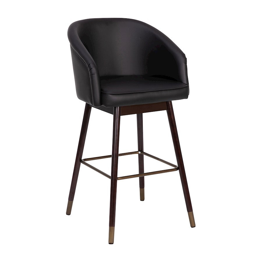 Flash Furniture Margo 30" Barstool, Black