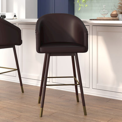 Flash Furniture Margo 30" Barstool, Brown