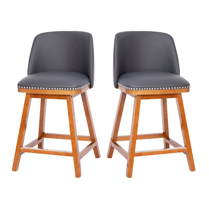 Flash Furniture Julia 24" Stool, Pack Of 2, Gray