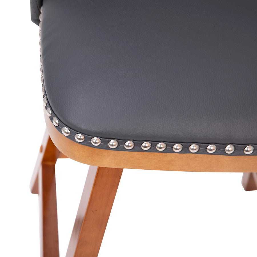 Flash Furniture Julia 24" Stool, Pack Of 2, Gray