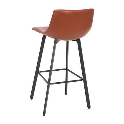 Flash Furniture Caleb 30" Stool, Pack Of 2, Cognac