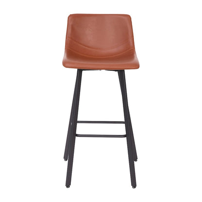 Flash Furniture Caleb 30" Stool, Pack Of 2, Cognac