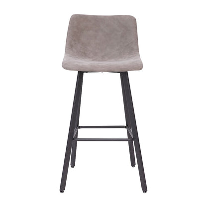 Flash Furniture Caleb 30" Stool, Pack Of 2, Gray /Black