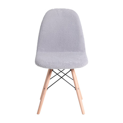 Flash Furniture Zula Faux Sherpa Chair, Gray