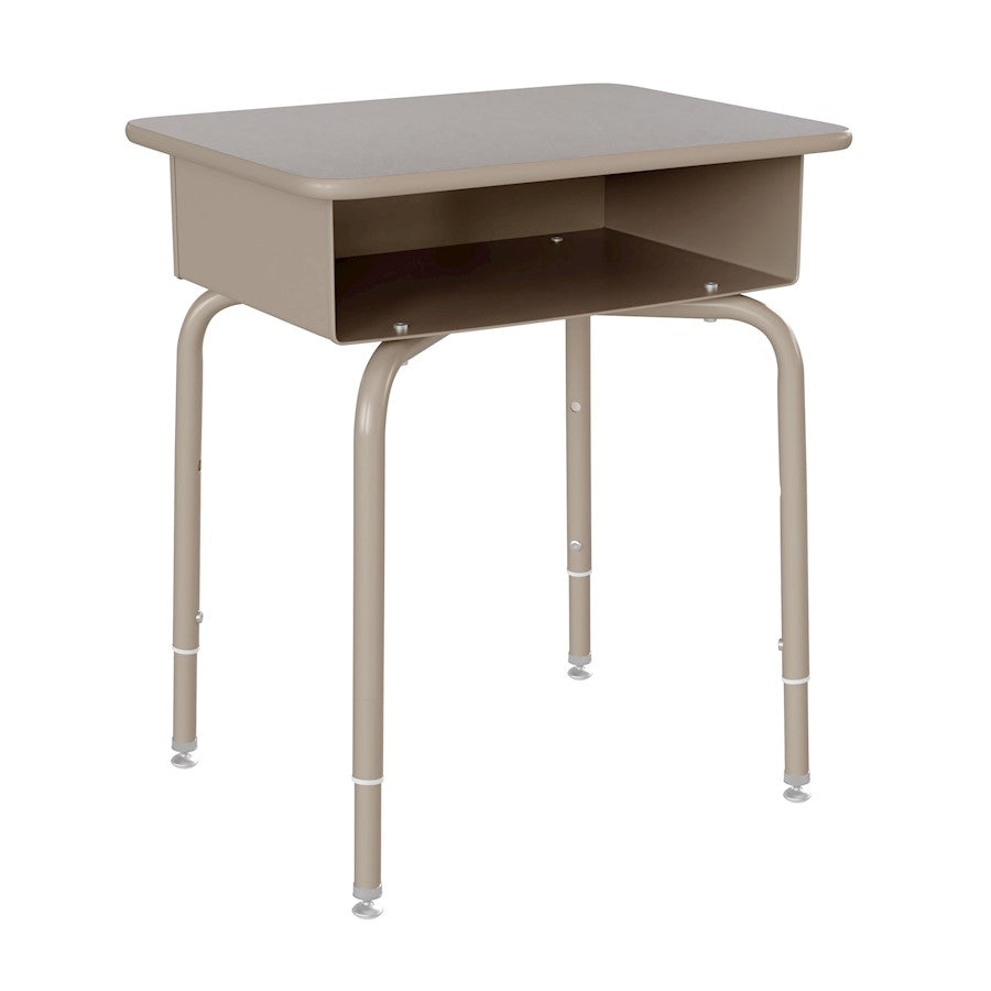 Flash Billie Open Front Desk, Gray