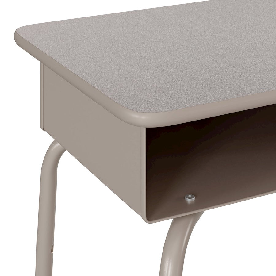 Flash Billie Open Front Desk, Gray