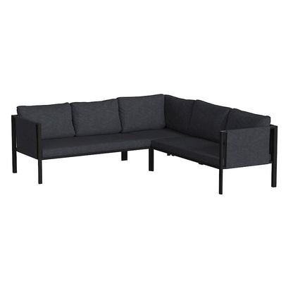 Flash Furniture Lea Sectional With Cushions, Charcoal