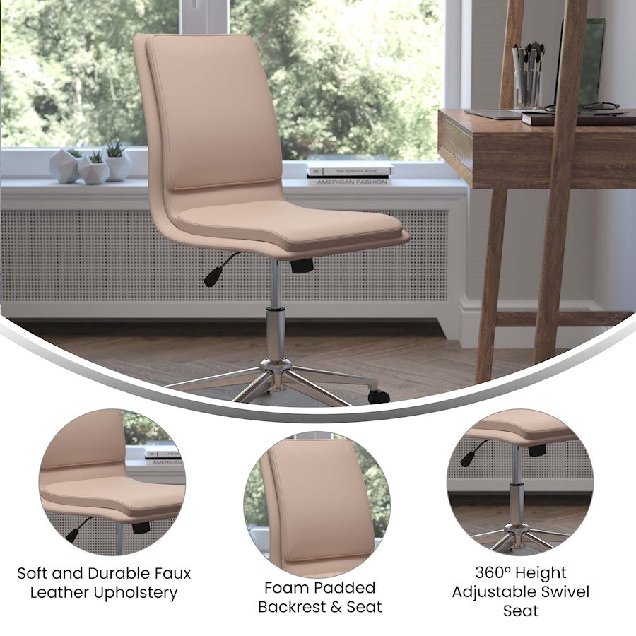 Flash Furniture Madigan Office Chair, Taupe