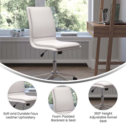 Flash Furniture Madigan Office Chair, White