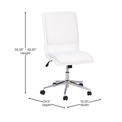 Flash Furniture Madigan Office Chair, White