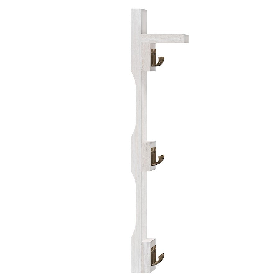 Flash Furniture Campbell Coffee Mug Rack, White Wash