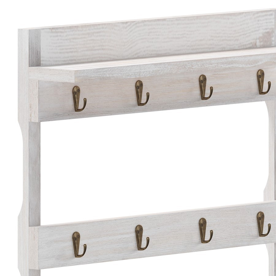 Flash Furniture Campbell Coffee Mug Rack, White Wash