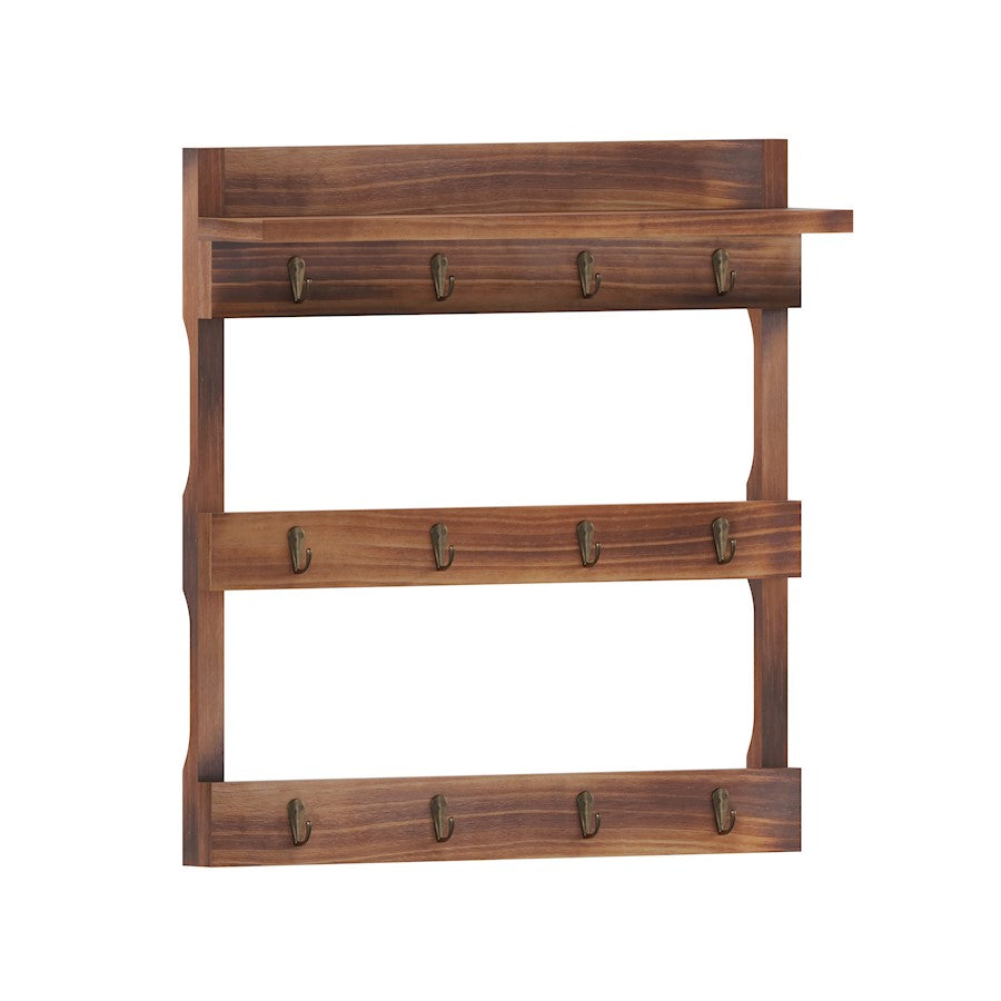 Flash Furniture Campbell Coffee Mug Rack, Rustic BN