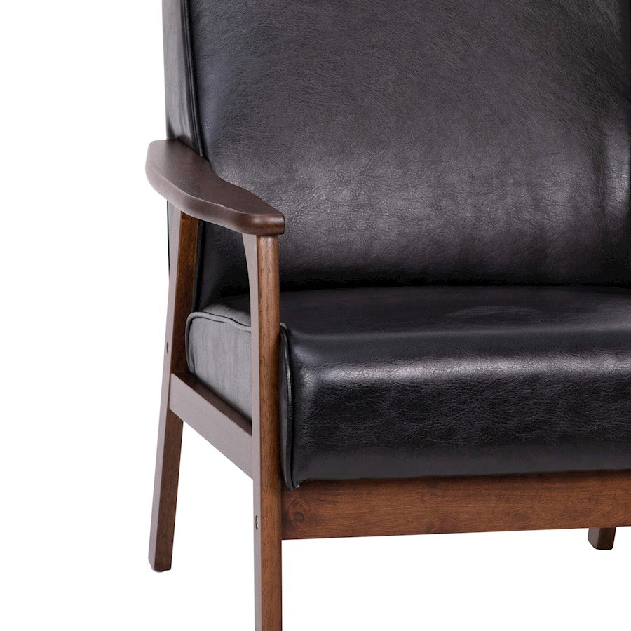 Flash Furniture Langston Arm Chair, Black
