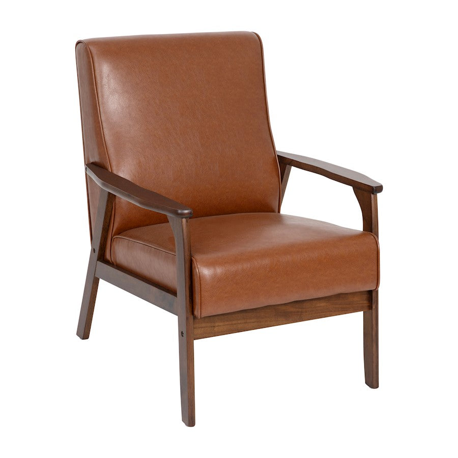 Flash Furniture Langston Arm Chair, Cognac