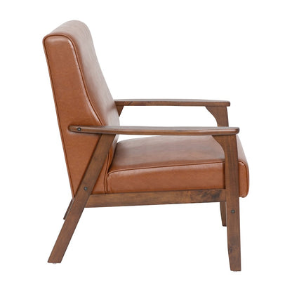 Flash Furniture Langston Arm Chair, Cognac