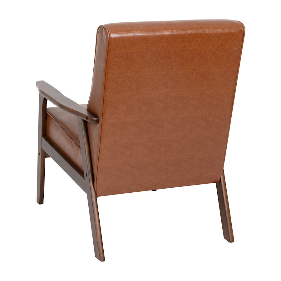 Flash Furniture Langston Arm Chair, Cognac