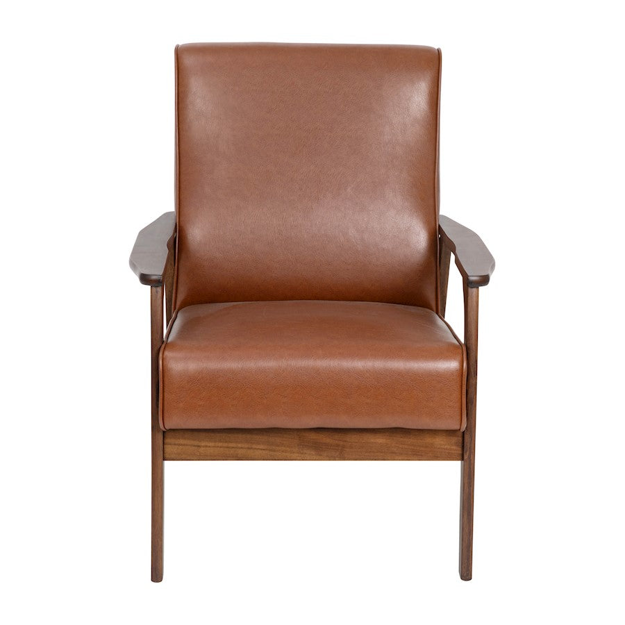Flash Furniture Langston Arm Chair, Cognac