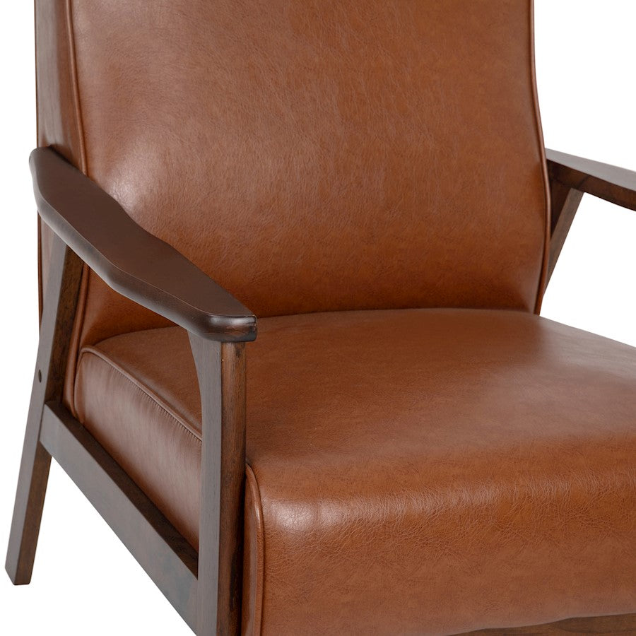 Flash Furniture Langston Arm Chair, Cognac