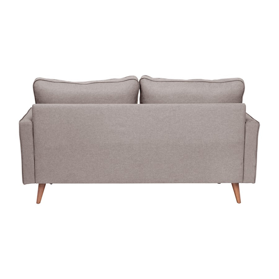 Flash Furniture Hudson Loveseat Sofa, Stone Gray