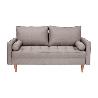 Flash Furniture Hudson Loveseat Sofa, Stone Gray