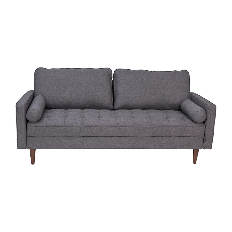 Flash Furniture Hudson Upholstered Sofa, Dark Gray