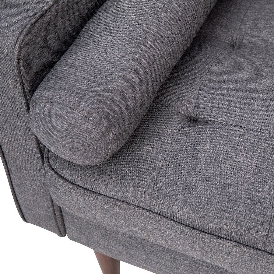 Flash Furniture Hudson Upholstered Sofa, Dark Gray